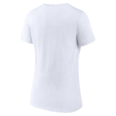 Boston Red Sox Women's Team Lockup V-Neck T-Shirt - White
