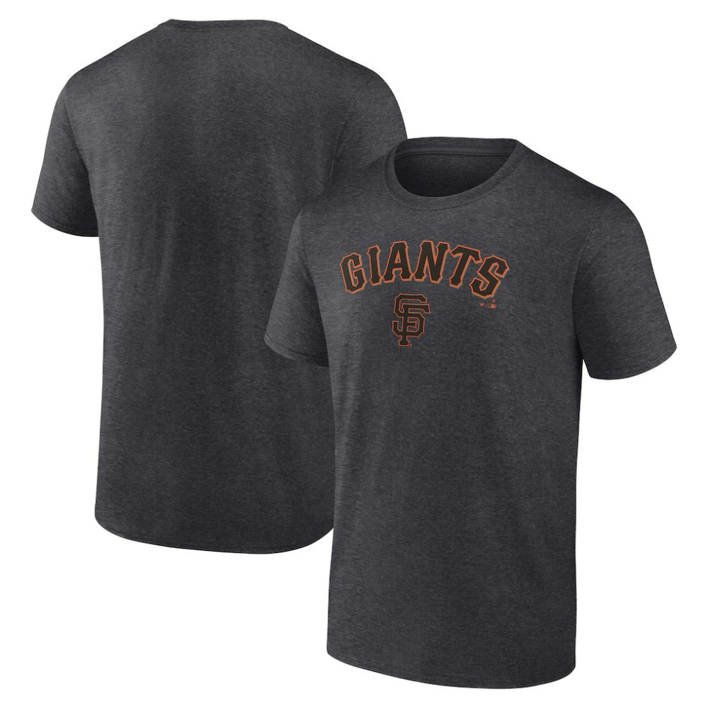 San Francisco Giants Team Lockup T-Shirt - Charcoal
