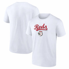 Cincinnati Reds Team Lockup T-Shirt - White