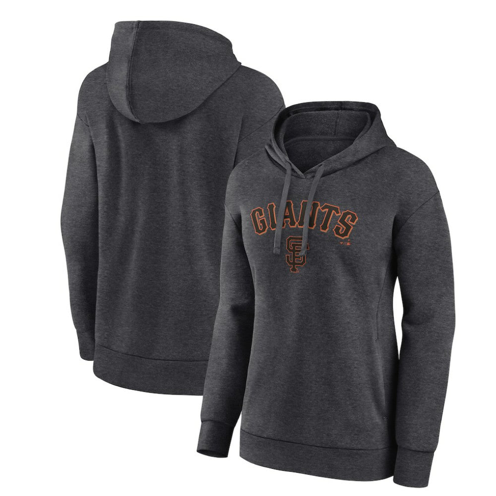 San Francisco Giants Women's Team Lockup Hoodie - Charcoal