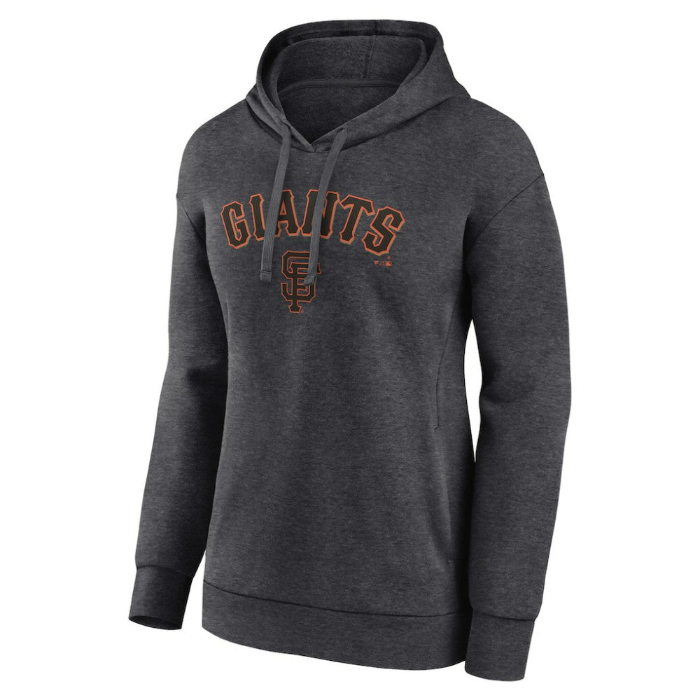 San Francisco Giants Women's Team Lockup Hoodie - Charcoal