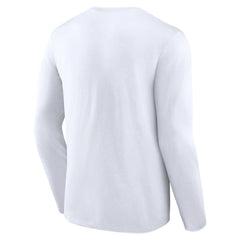 Detroit Tigers Team Lockup Long Sleeve T-Shirt - White