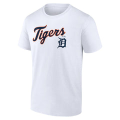 Detroit Tigers Team Lockup T-Shirt - White