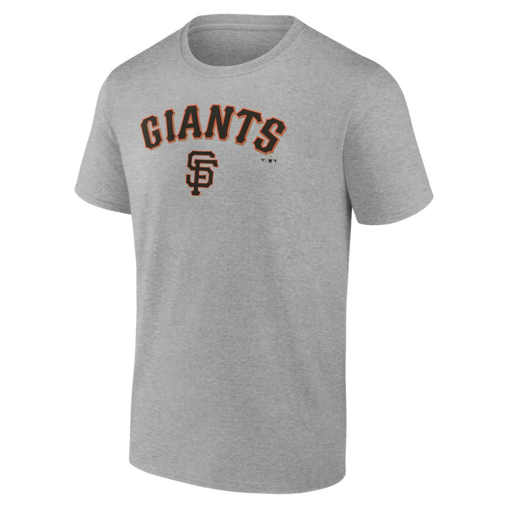 San Francisco Giants Team Lockup T-Shirt - Heather Gray