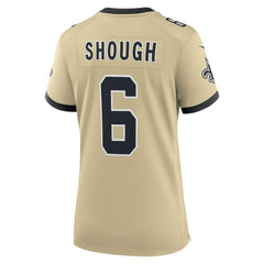 Tyler Shough New Orleans Saints Women's Alternate Game Player Jersey - Gold | Nike discount