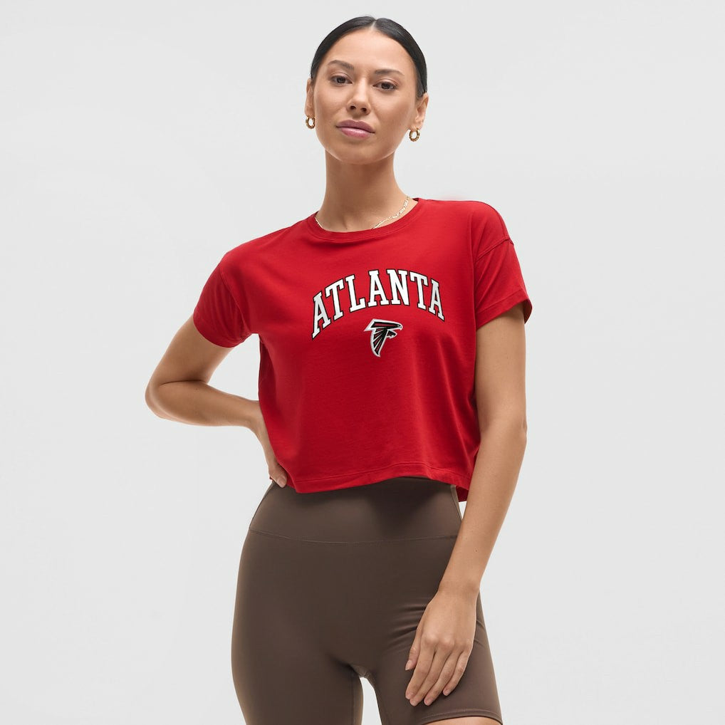 Atlanta Falcons lululemon Women's Cates T-Shirt - College Crimson on sale