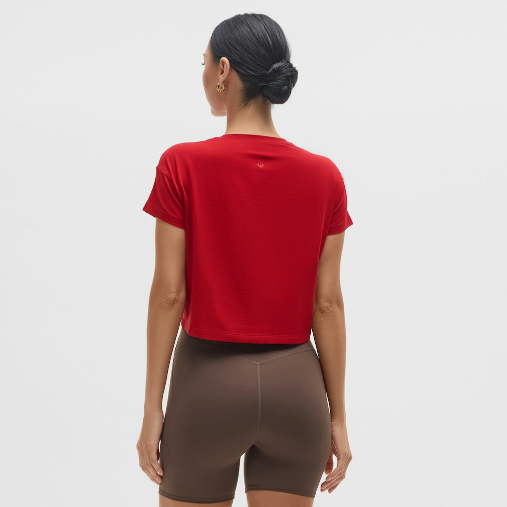 Atlanta Falcons lululemon Women's Cates T-Shirt - College Crimson on sale