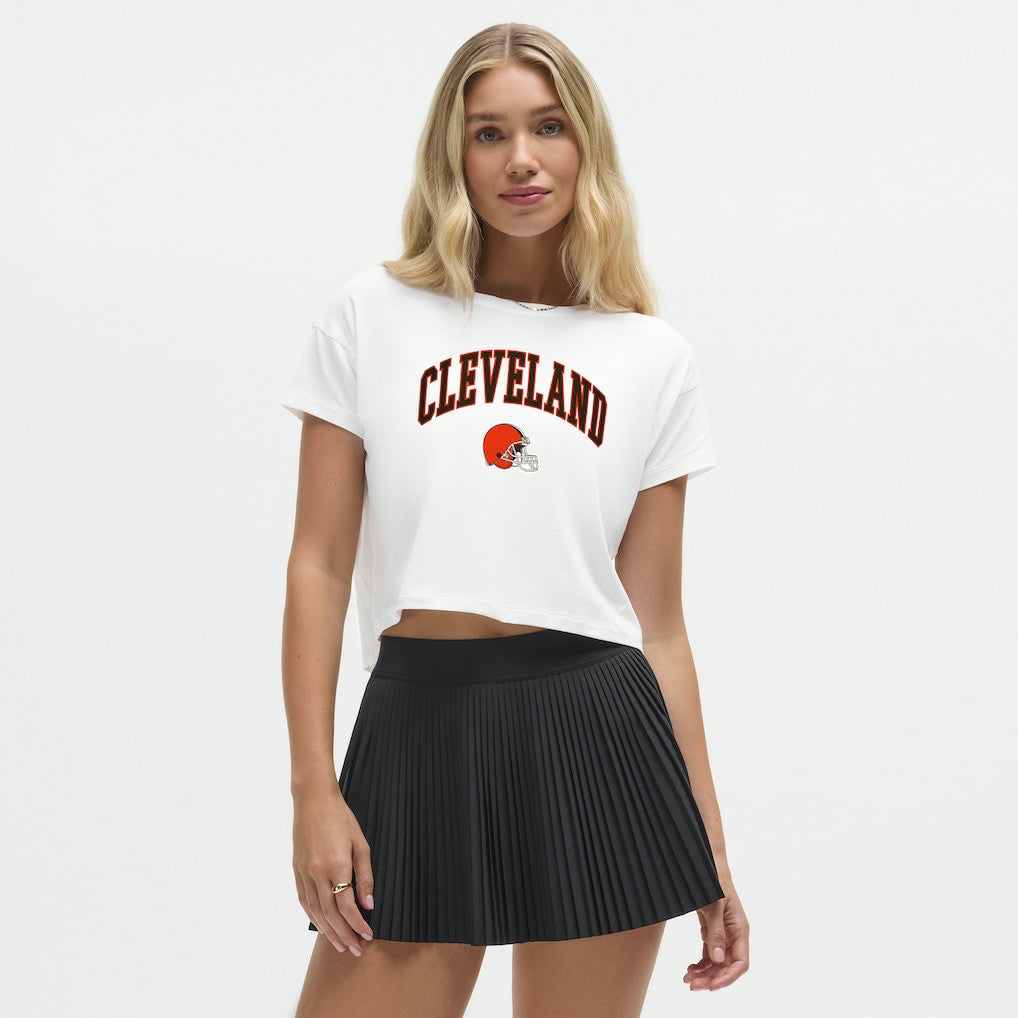 Cleveland Browns lululemon Women's Cates T-Shirt - White cheap