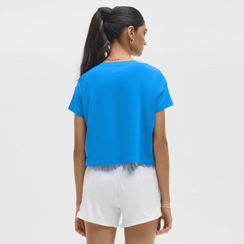 Los Angeles Chargers lululemon Women's Cates T-Shirt - Beaming Blue for sale