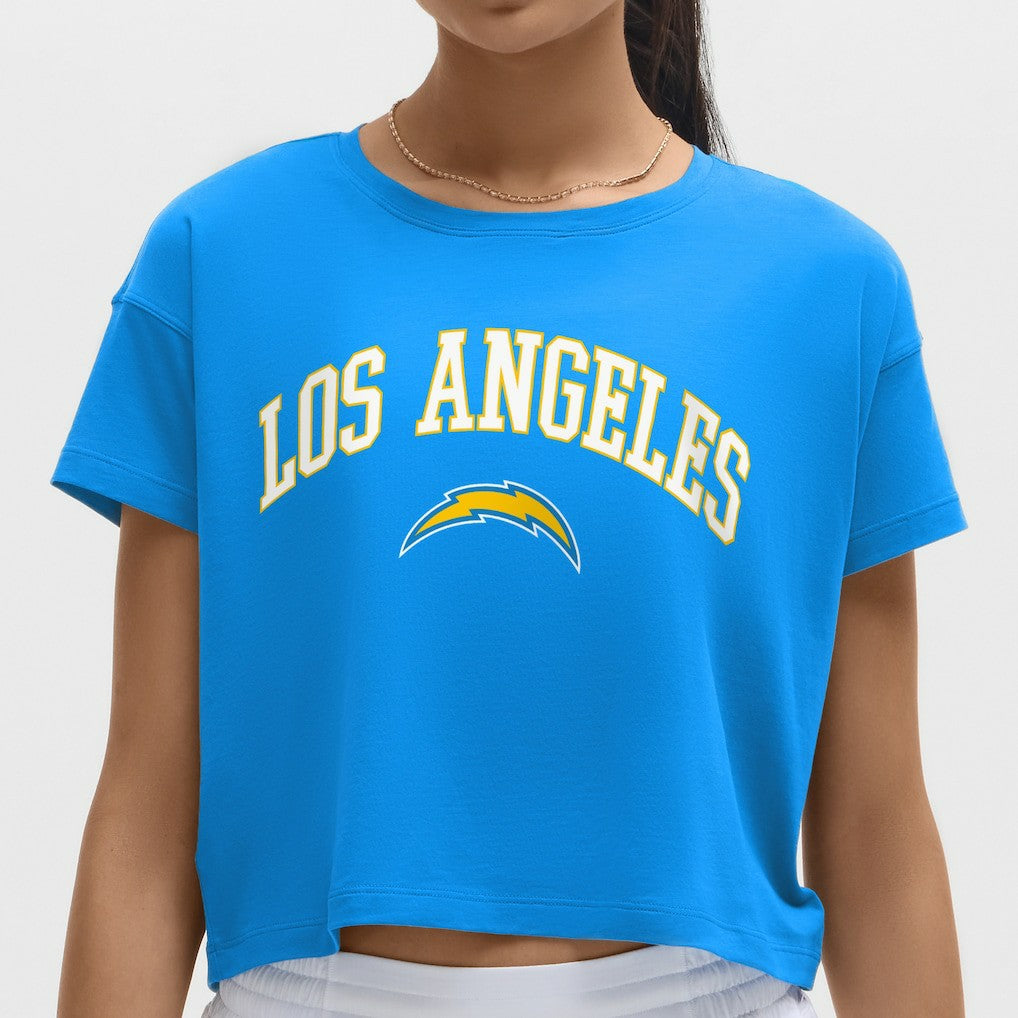 Los Angeles Chargers lululemon Women's Cates T-Shirt - Beaming Blue for sale