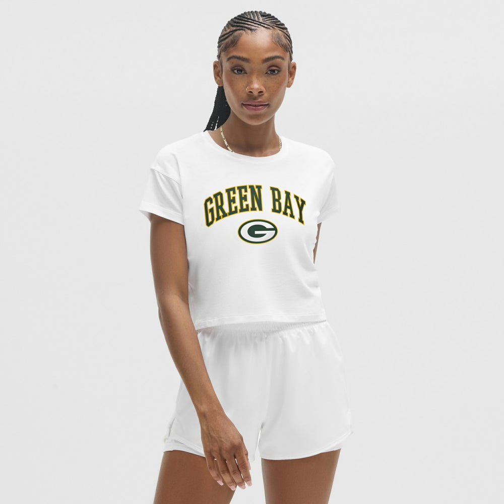 Green Bay Packers lululemon Women's Cates T-Shirt - White cheap
