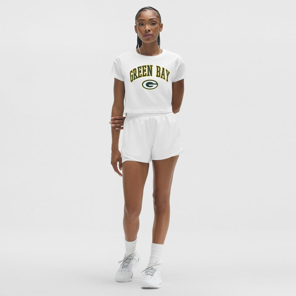 Green Bay Packers lululemon Women's Cates T-Shirt - White cheap