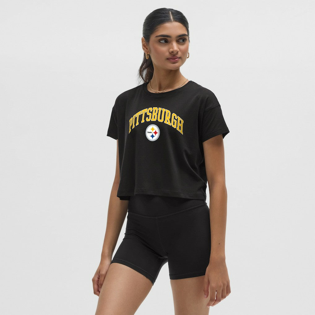 Pittsburgh Steelers lululemon Women's Cates T-Shirt - Black on sale