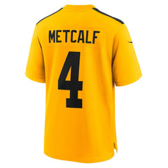 DK Metcalf Pittsburgh Steelers Alternate 1933 Throwback Game Jersey - Gold | Nike on sale