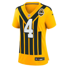 DK Metcalf Pittsburgh Steelers Women's Alternate 1933 Throwback Game Jersey - Gold | Nike for sale