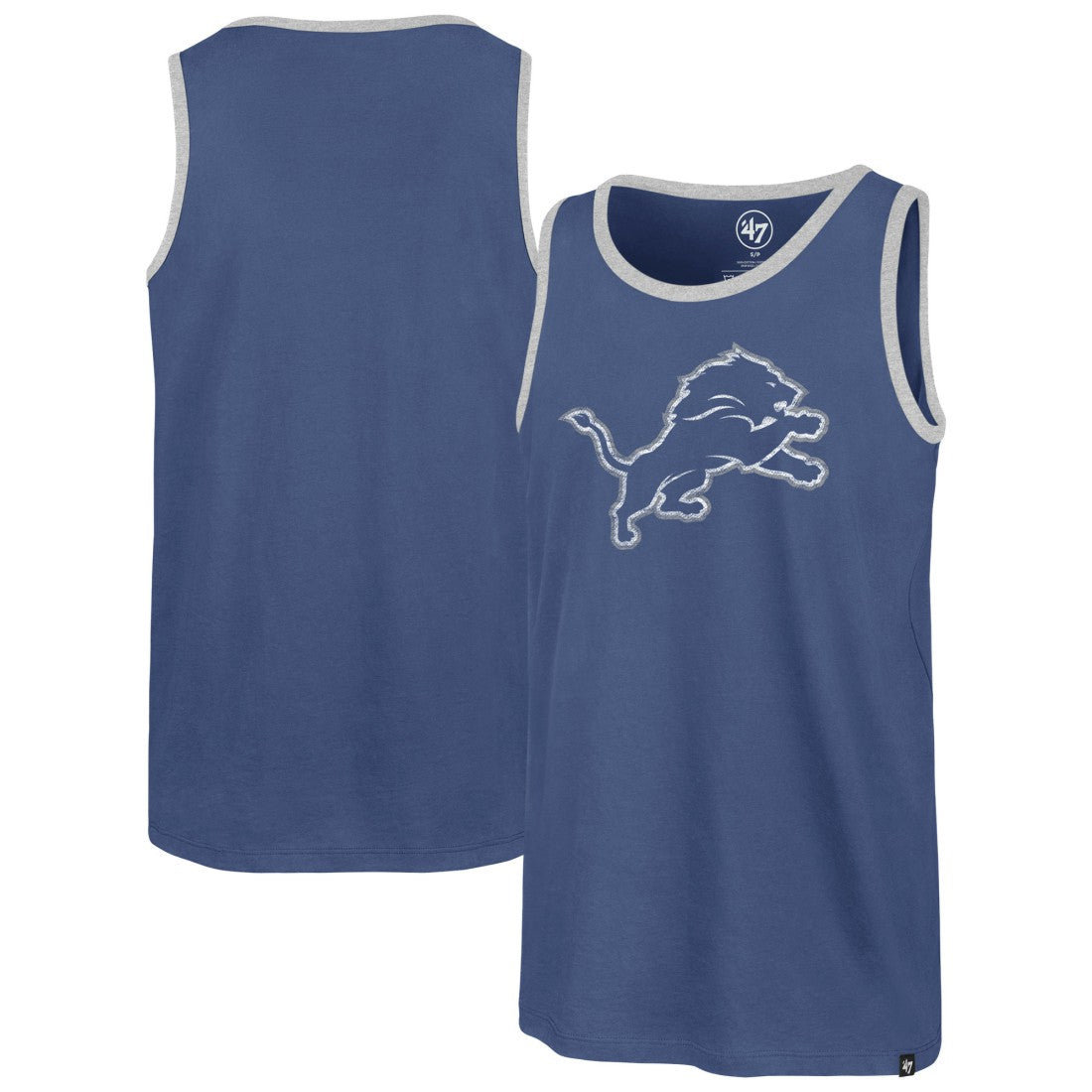Detroit Lions '47 Premier Franklin Tank Top - Blue sale