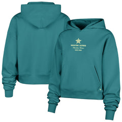 Houston Astros Women's Contemporary Basics Anderson Foundation Hoodie - Teal | 47 brand