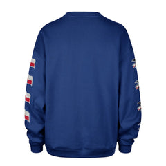 Texas Rangers Women's Trendy Team Go Big Oversized Sweatshirt - Royal | 47 brand