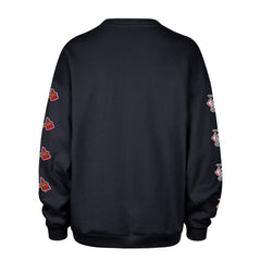 Atlanta Braves Women's Trendy Team Go Big Oversized Sweatshirt - Navy | 47 brand
