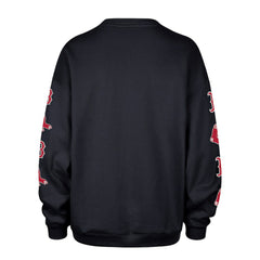 Boston Red Sox Women's Trendy Team Go Big Oversized Sweatshirt - Black | 47 brand