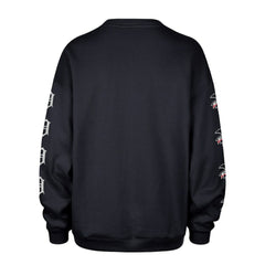 Detroit Tigers Women's Trendy Team Go Big Oversized Sweatshirt - Navy | 47 brand