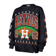 Houston Astros Women's Trendy Team Go Big Oversized Sweatshirt - Navy | 47 brand