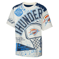 Oklahoma City Thunder Outerstuff Youth Top Player All-Over-Print T-Shirt - Cream discount