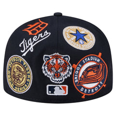 Detroit Tigers All Over 59FIFTY Fitted Hat - Navy | New Era