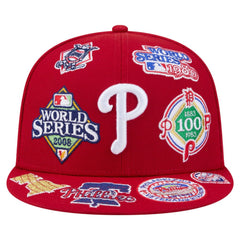 Philadelphia Phillies All Over 59FIFTY Fitted Hat - Red | New Era