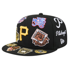 Pittsburgh Pirates All Over 59FIFTY Fitted Hat - Black | New Era