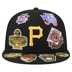 Pittsburgh Pirates All Over 59FIFTY Fitted Hat - Black | New Era