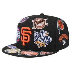 San Francisco Giants All Over 59FIFTY Fitted Hat - Black | New Era