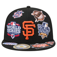 San Francisco Giants All Over 59FIFTY Fitted Hat - Black | New Era
