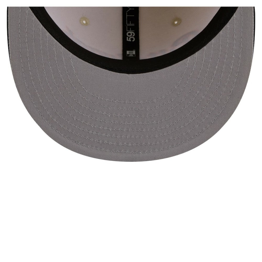 Pittsburgh Pirates Two-Tone Stitch 59FIFTY Fitted Hat - Cream | New Era