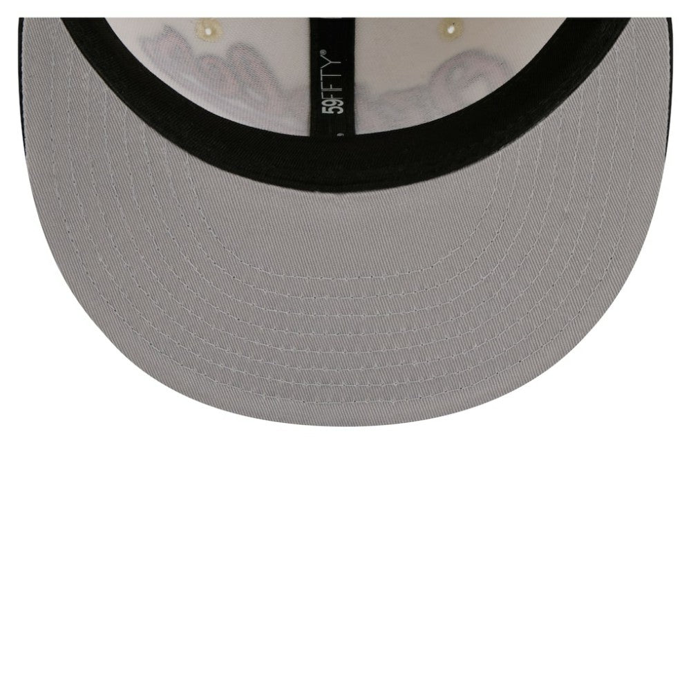 Baltimore Orioles Two-Tone Stitch 59FIFTY Fitted Hat - Cream | New Era