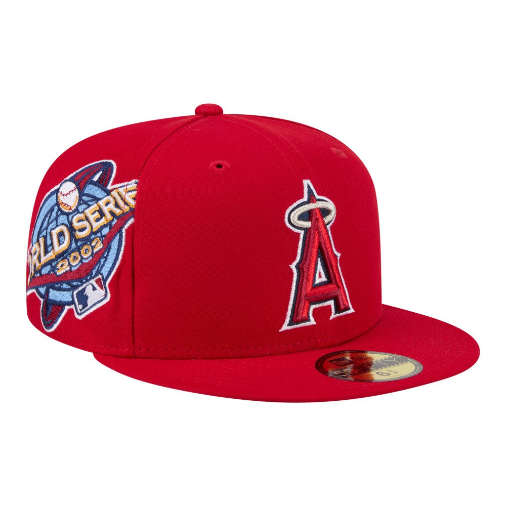 Los Angeles Angels Hidden Hit 59FIFTY Fitted Hat - Red | New Era