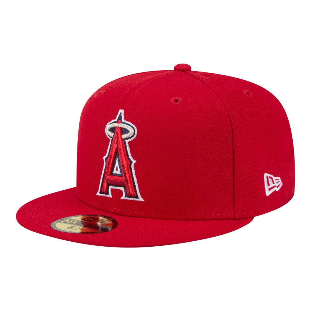 Los Angeles Angels Hidden Hit 59FIFTY Fitted Hat - Red | New Era