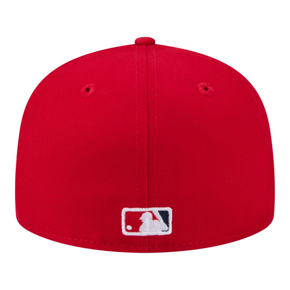 Los Angeles Angels Hidden Hit 59FIFTY Fitted Hat - Red | New Era
