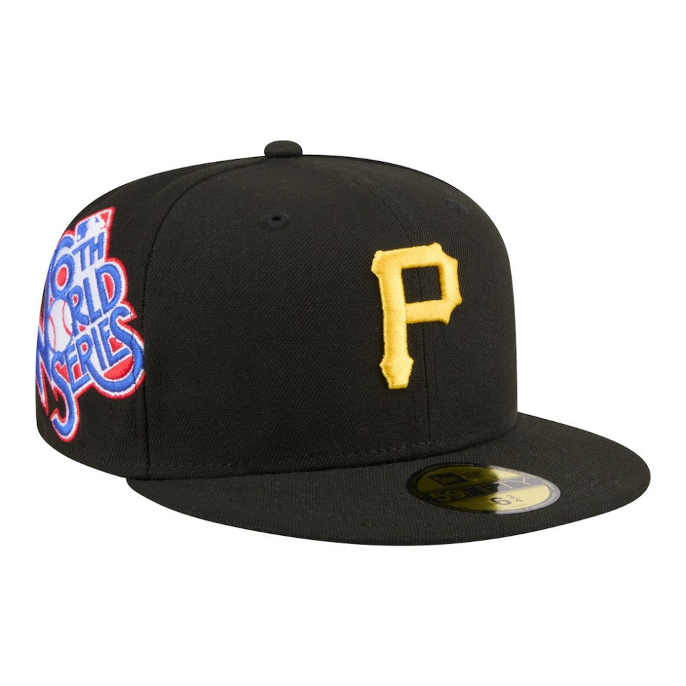 Pittsburgh Pirates Hidden Hit 59FIFTY Fitted Hat - Black | New Era