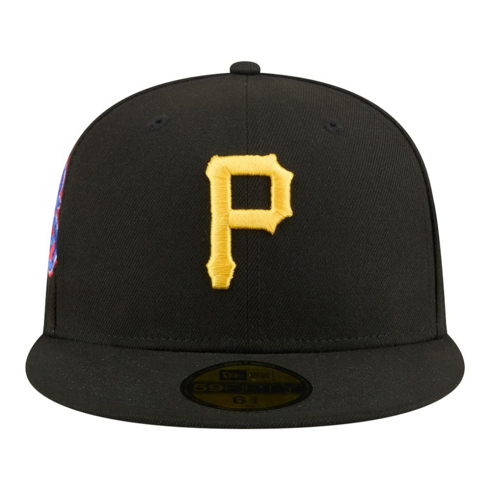 Pittsburgh Pirates Hidden Hit 59FIFTY Fitted Hat - Black | New Era