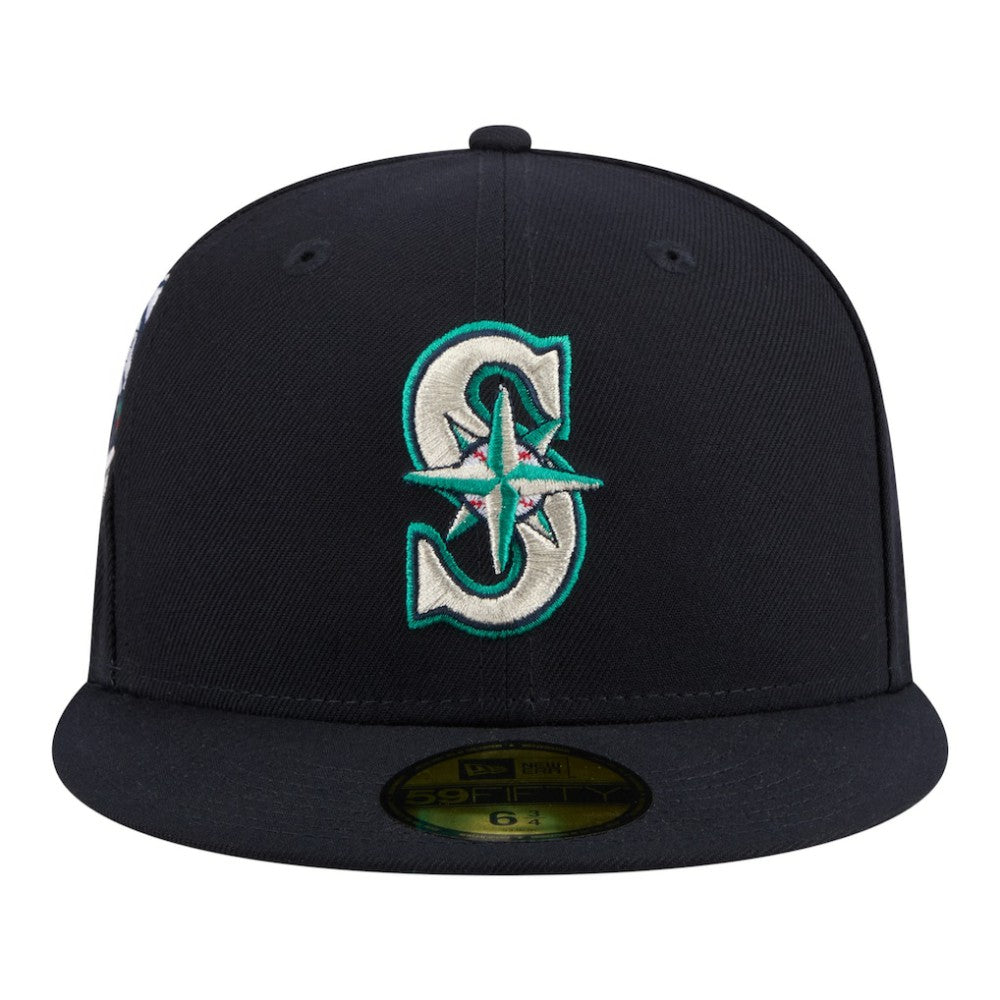 Seattle Mariners Hidden Hit 59FIFTY Fitted Hat - Navy | New Era