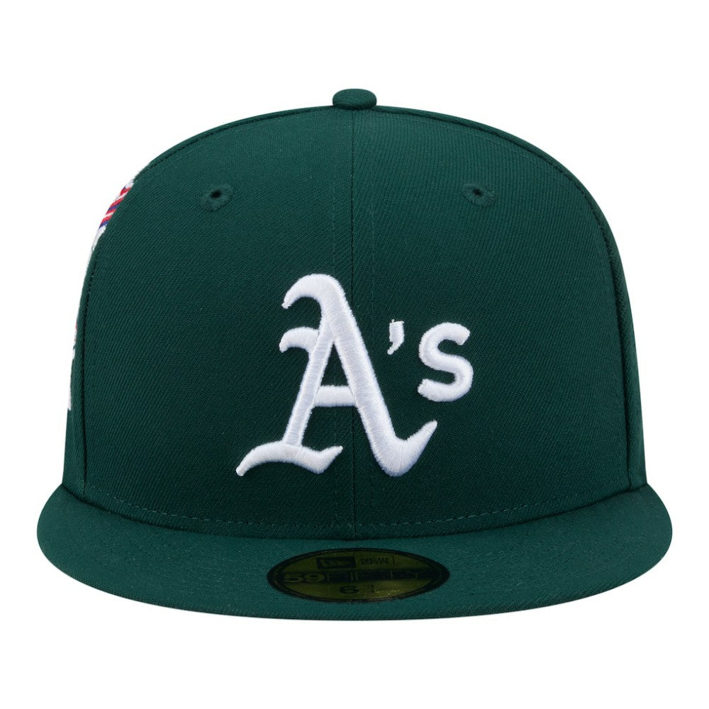 Athletics Hidden Hit 59FIFTY Fitted Hat - Green | New Era