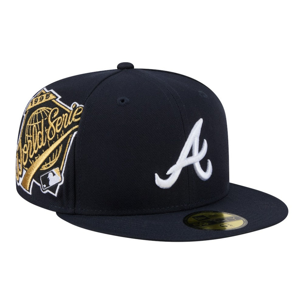 Atlanta Braves Hidden Hit 59FIFTY Fitted Hat - Navy | New Era