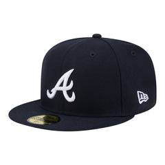Atlanta Braves Hidden Hit 59FIFTY Fitted Hat - Navy | New Era