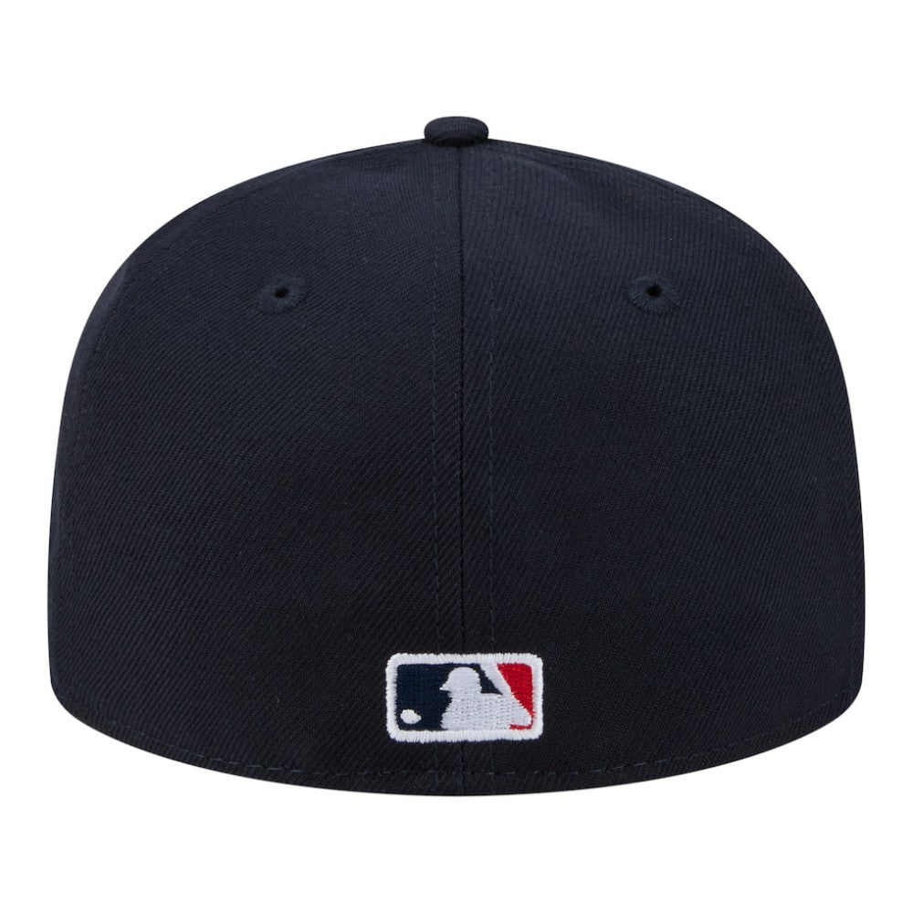 Atlanta Braves Hidden Hit 59FIFTY Fitted Hat - Navy | New Era