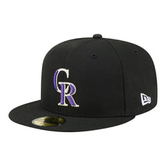 Colorado Rockies Hidden Hit 59FIFTY Fitted Hat - Black | New Era