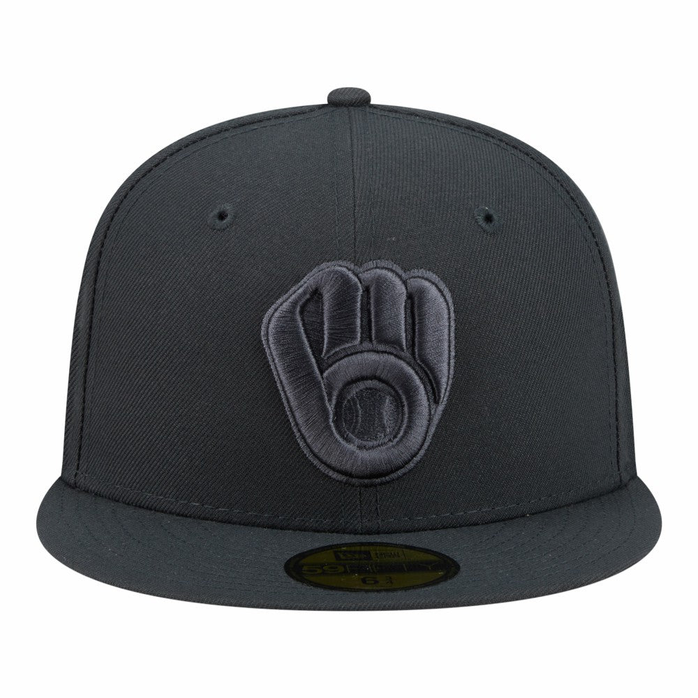 Milwaukee Brewers Color Pack 59FIFTY Fitted Hat - Charcoal | New Era