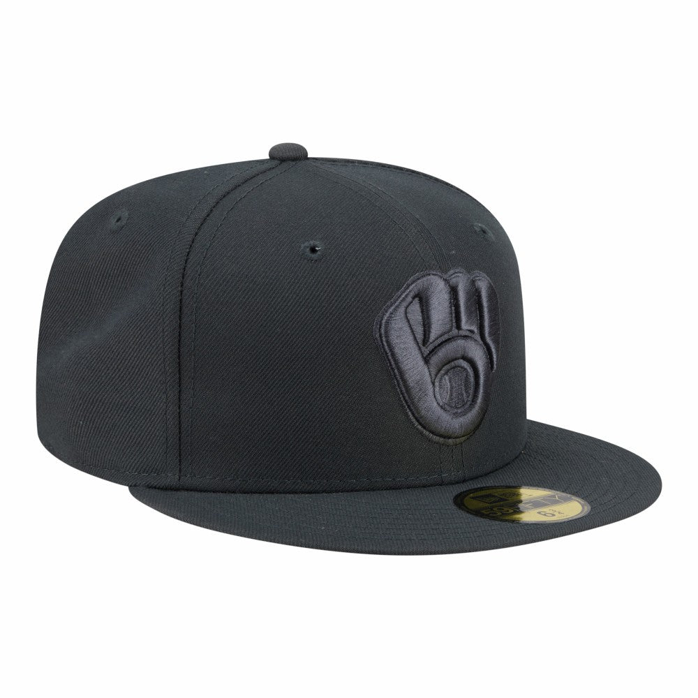 Milwaukee Brewers Color Pack 59FIFTY Fitted Hat - Charcoal | New Era