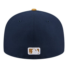 Los Angeles Angels Two-Tone Color Pack 59FIFTY Fitted Hat - Navy/Khaki | New Era