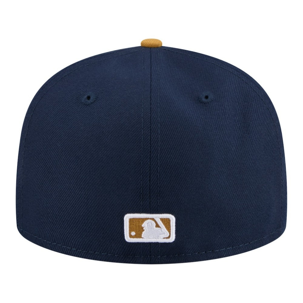 Philadelphia Phillies Two-Tone Color Pack 59FIFTY Fitted Hat - Navy/Khaki | New Era